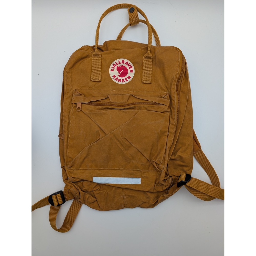 Fjallraven Kanken Big Backpack Ochre Yellow 23563 Vinylon F Bag